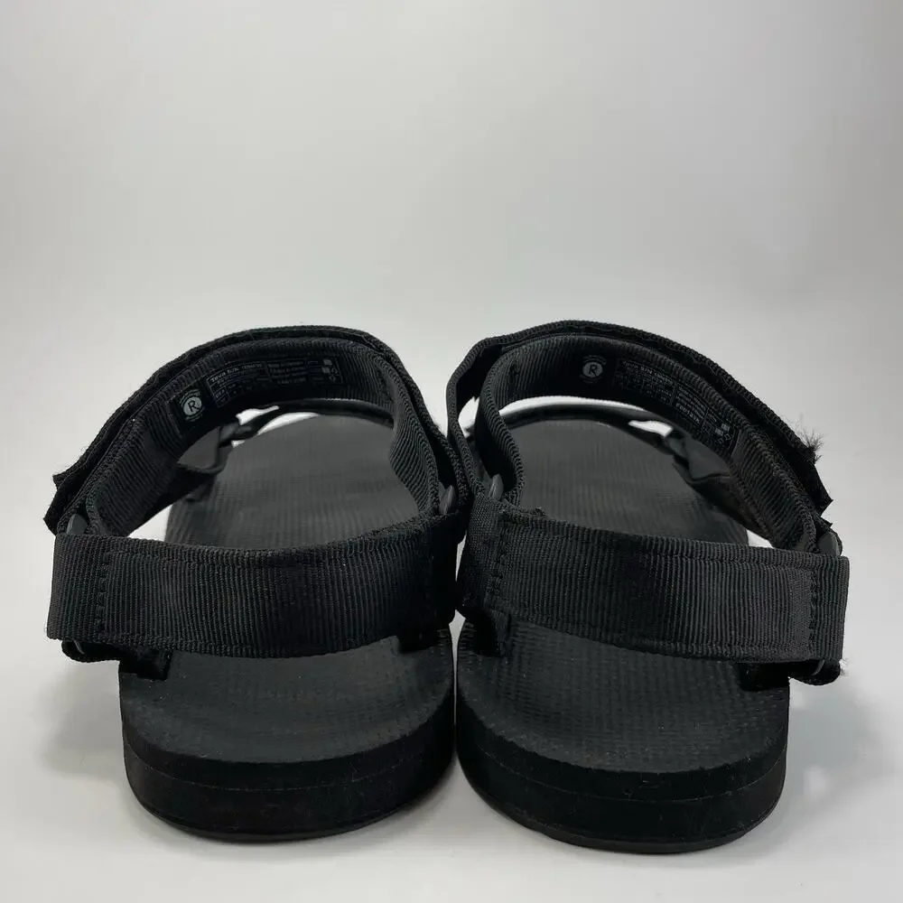 Teva Original Universal Active Sandals Mens Size 10 Black Strappy Athletic
